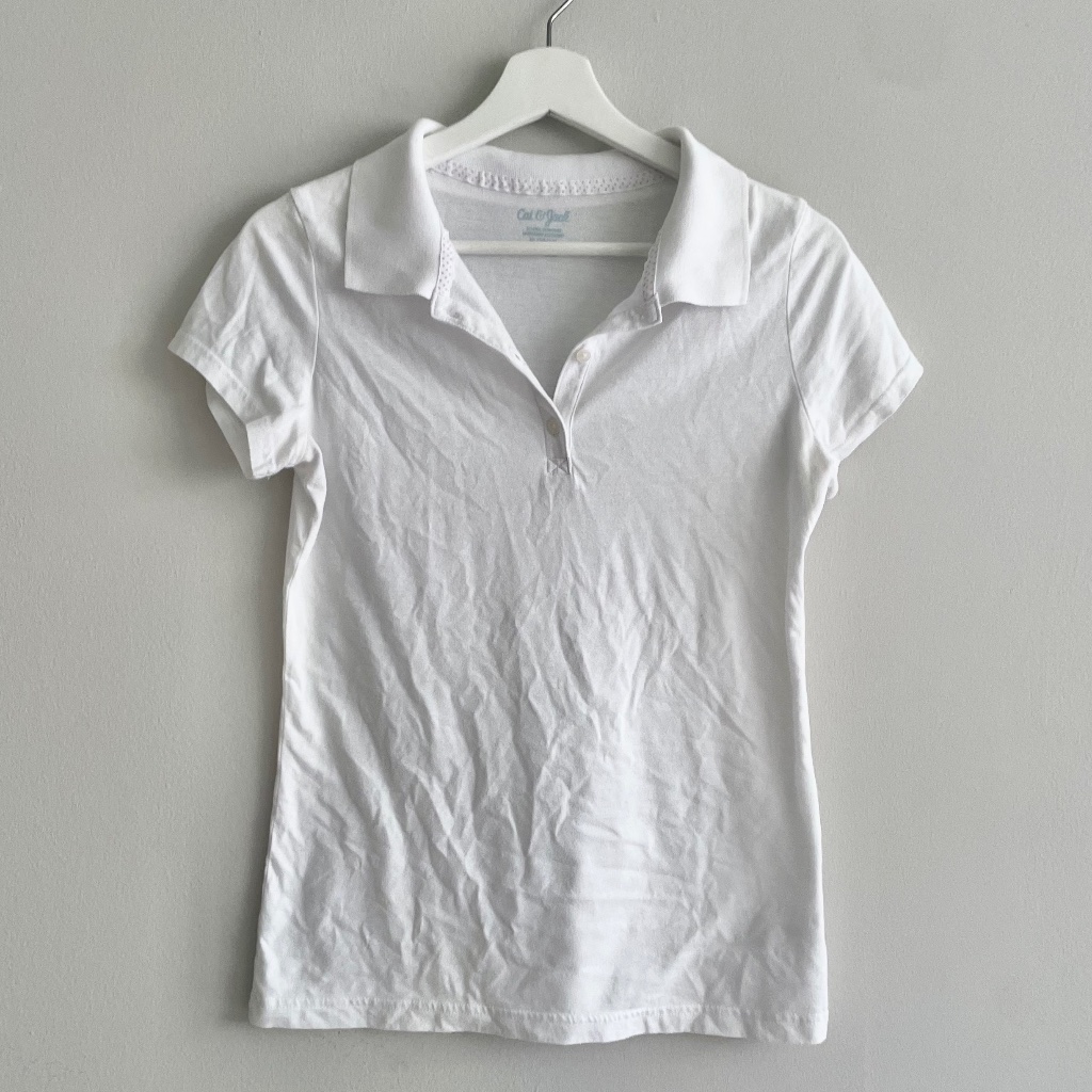 Bundle Me! Cat & Jack Girl's Polo Uniform Shirt
